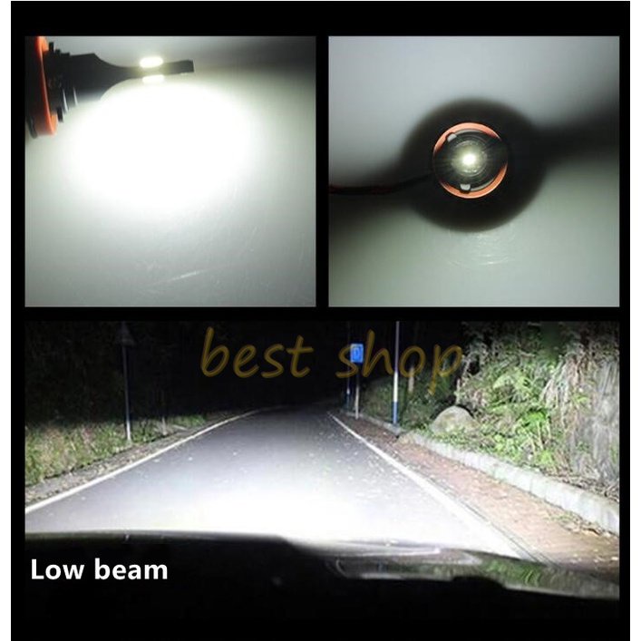 2pcs / SET Bohlam LED H11 6500K IP67 G-XP S8 9006 Untuk Lampu Depan / Kabut Mobil