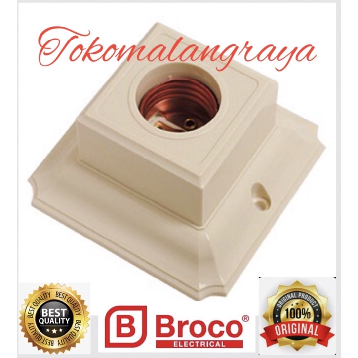 fitting plafon broco/fitting lampu plafon broco
