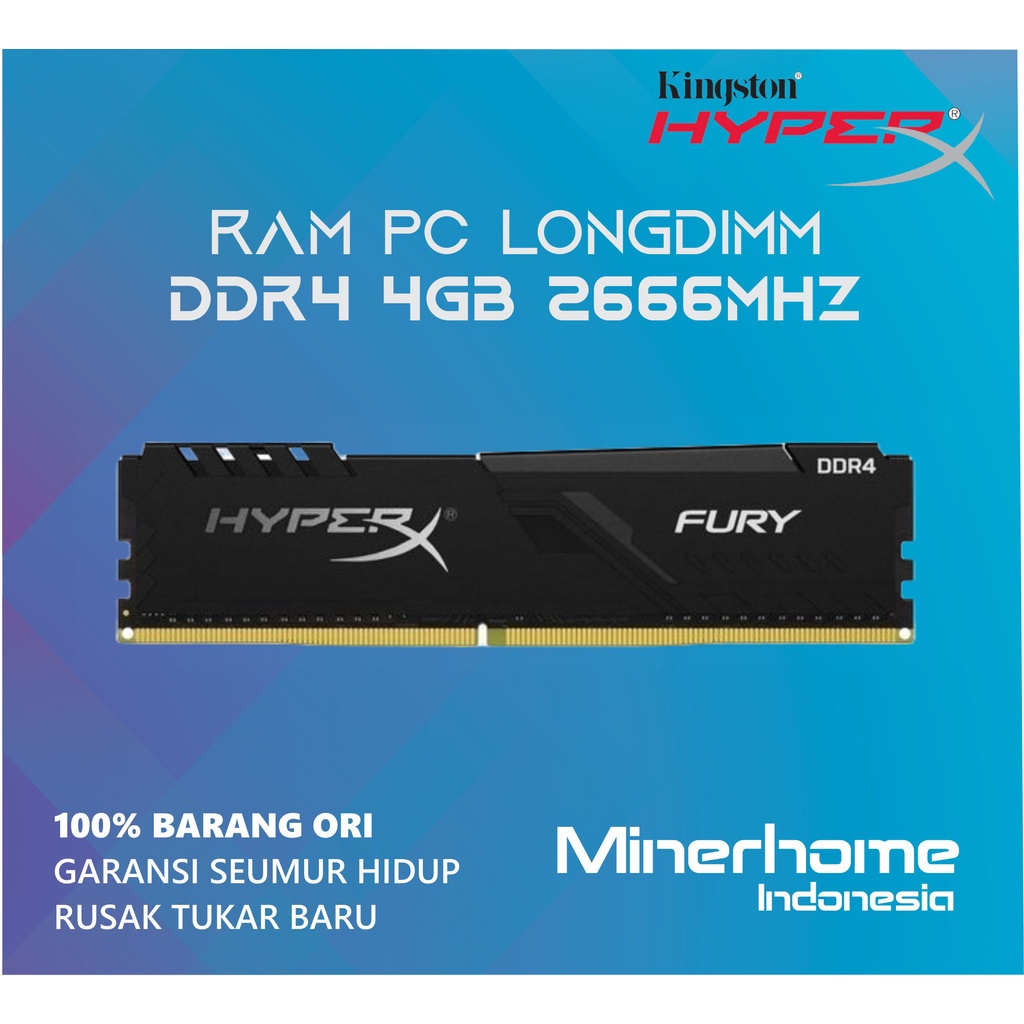 Memory RAM PC LONGDIMM DDR4 4GB 2666Mhz PC21300