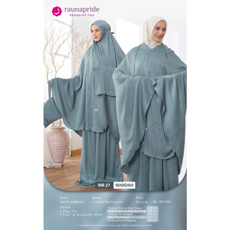 Rauna Mukena Polos / MR - 27 / Fashion Muslim