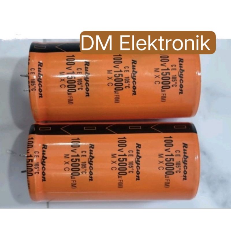 ELCO 15000uf 100v rubycon orange