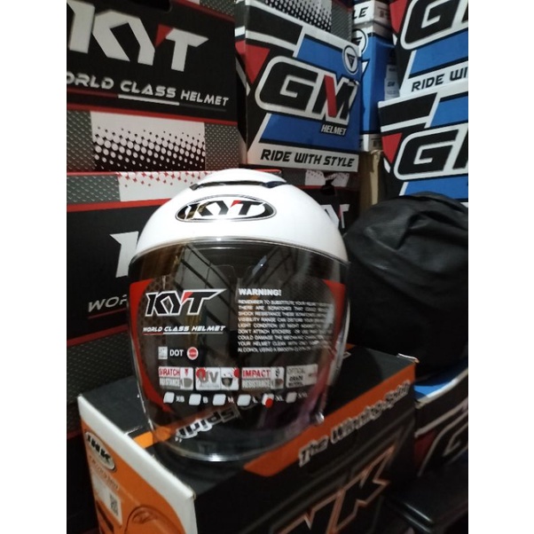 Jual KYT KYOTO ORIGINAL 100 HELM KYT KYOTO HALF FACE Shopee Indonesia