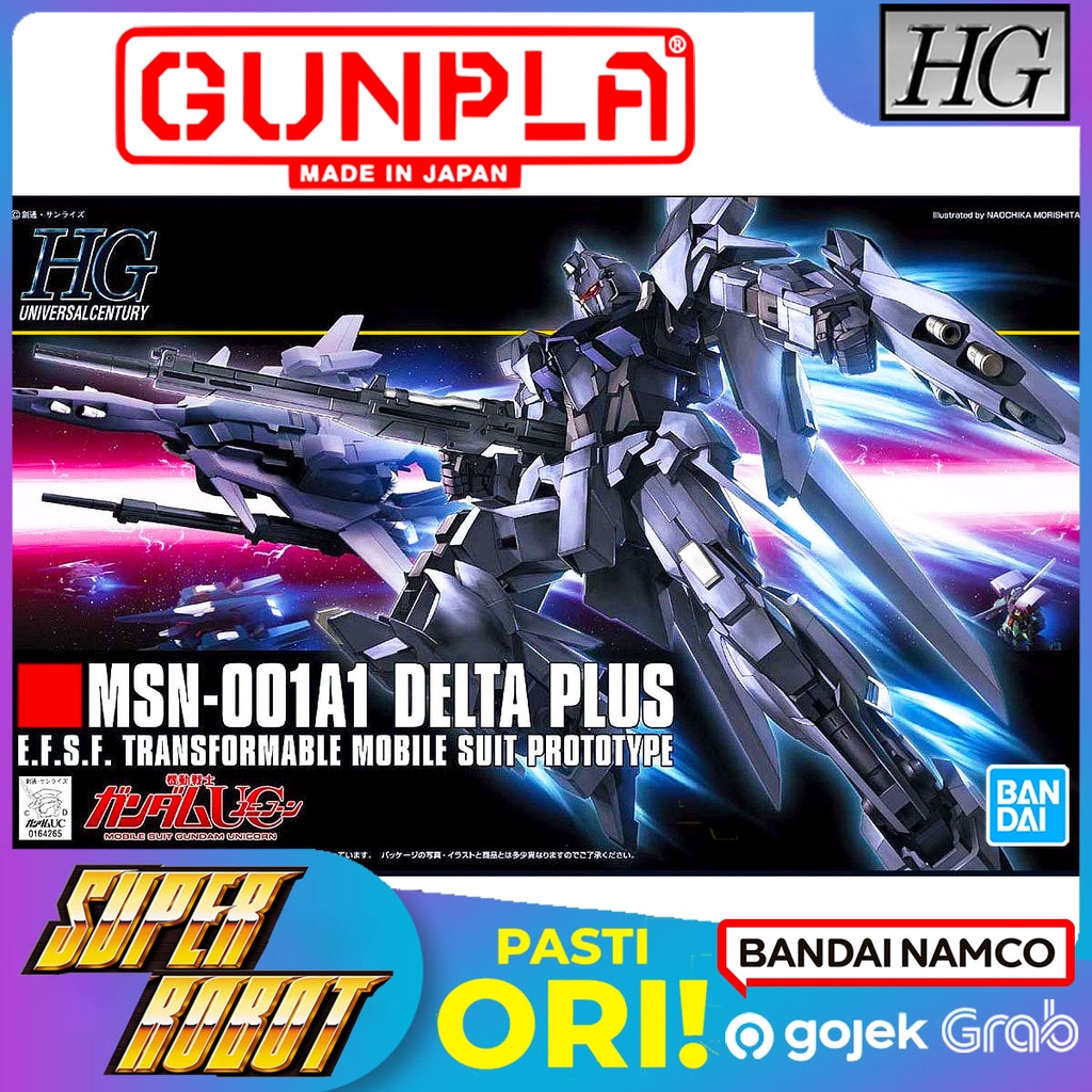 BANDAI HG MSN-001A1 Delta Plus Gundam - HGUC