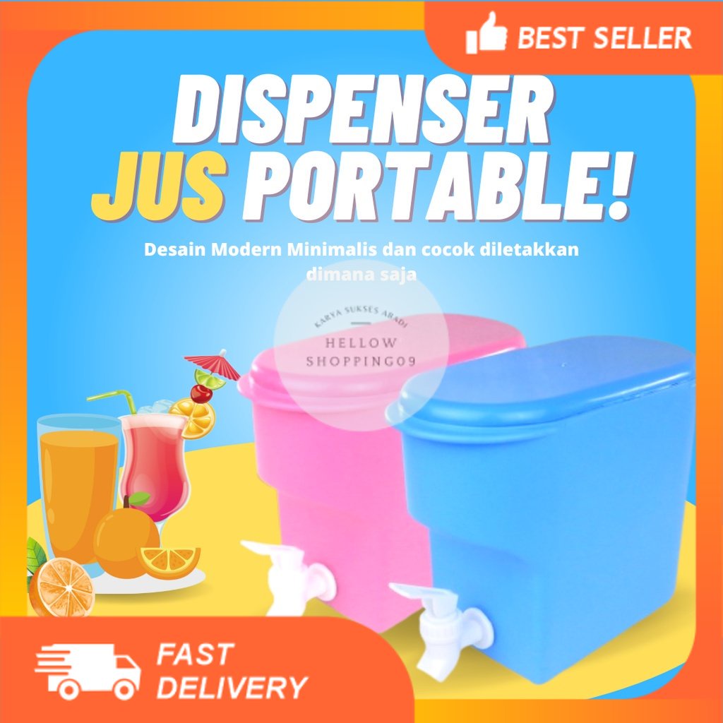 ADK - DISPENSER JUS KULKAS TEMPAT MINUM BOX 3,5 - TEMPAT AIR MINUM KRAN