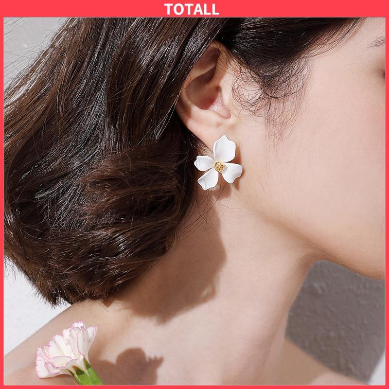 COD Anting Bunga Besar Korea Fashion Gaya Aksesoris Wanita-Totall