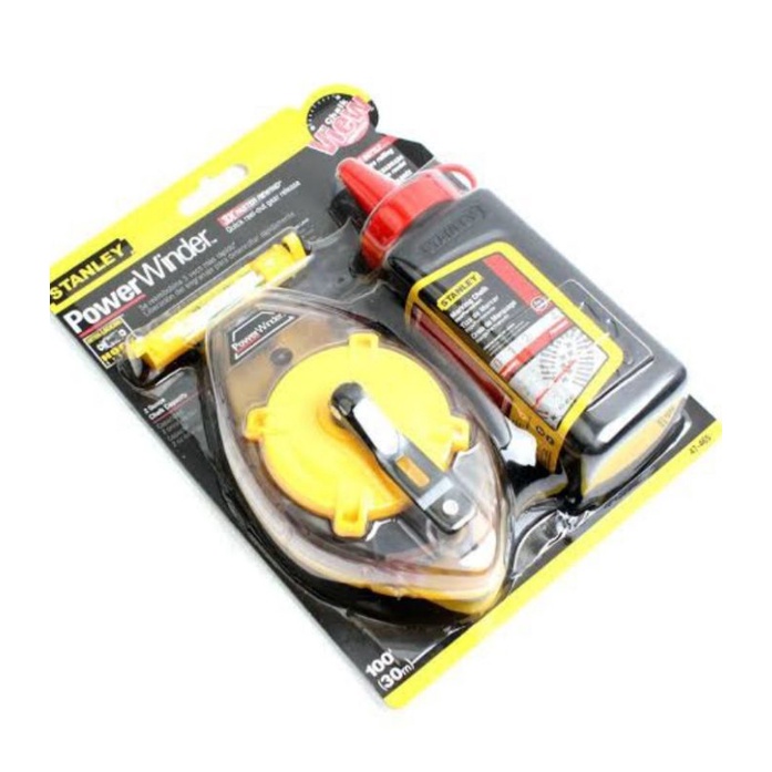 

sipatan 100" - 30m Stanley 47-465 power winder chalk line set-red chalk