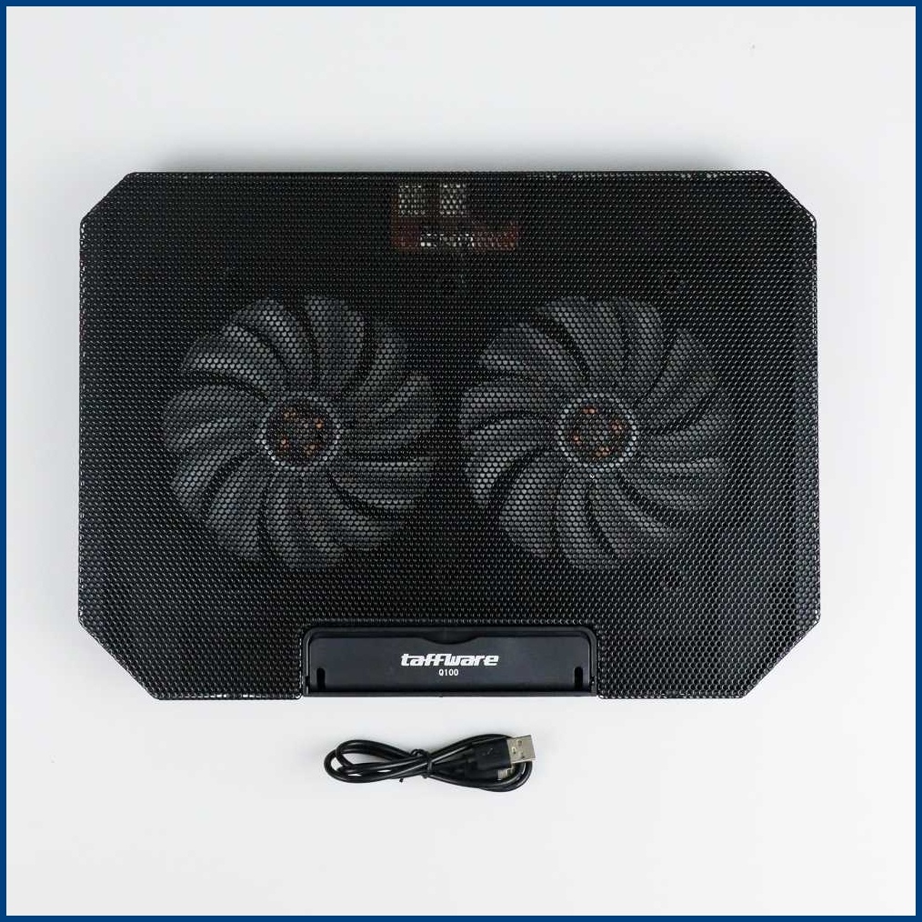 Cooling Pad Laptop Stand Adjustable Speed Double Fan 125mm - Q100