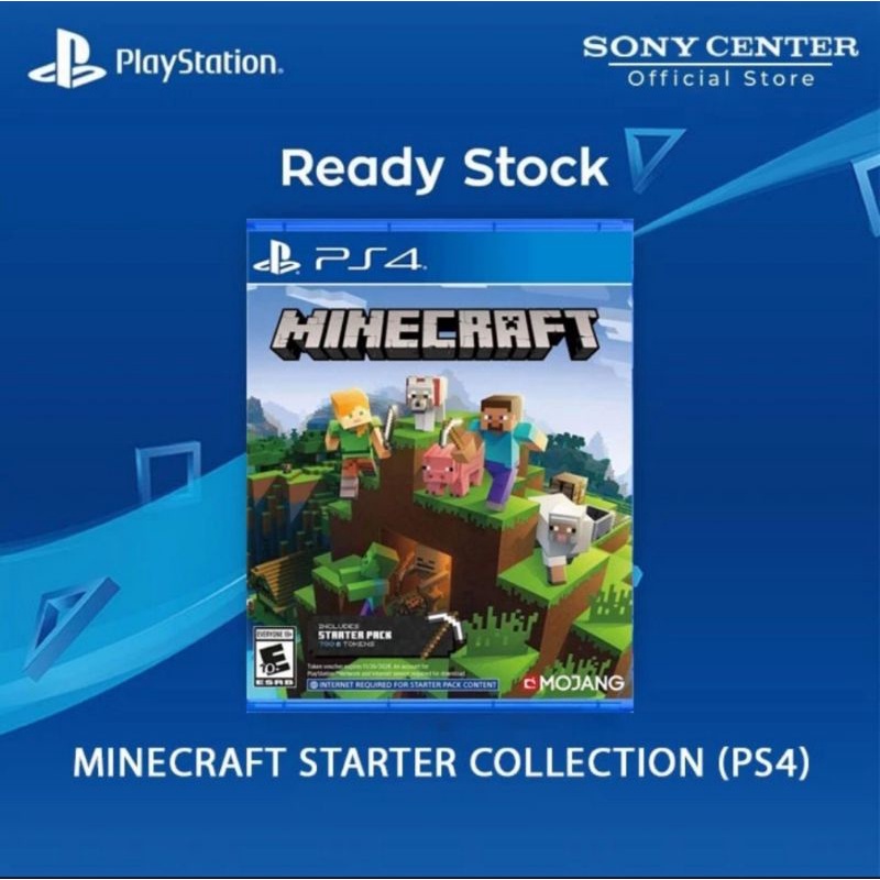 PS4 MINECRAFT STARTER PACK SONY OFFICIAL REG 3