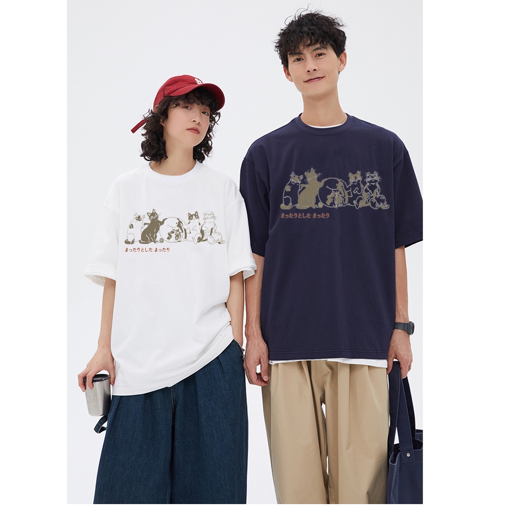 RDGF official shop 2023 winter new couple sweater Korean style simple premium top baju hitam kaos polos kaos oversize korea kaos t shirt oversize baju kaos murah kaos cotton