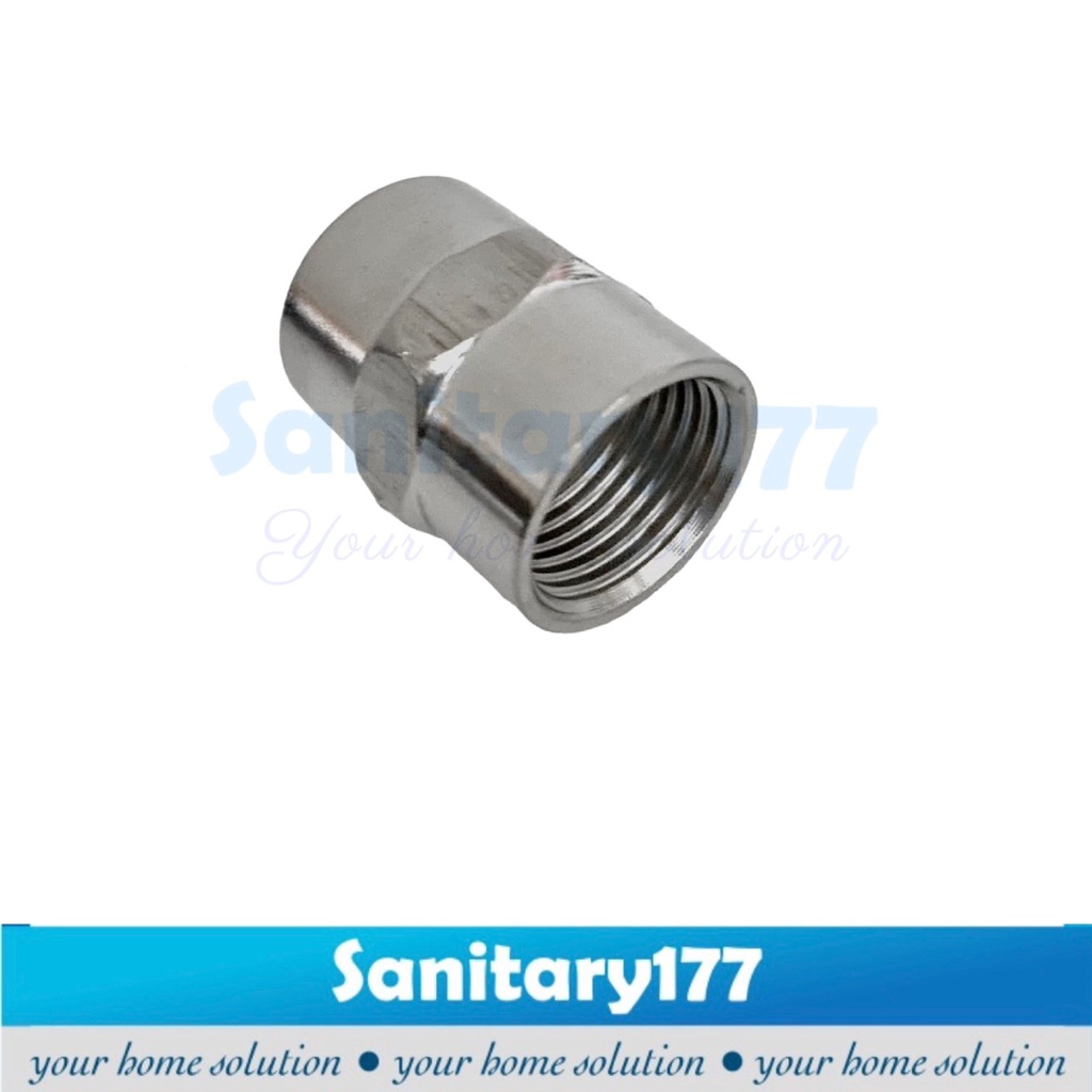 Sok kran Stainless 1/2 in Drat DALAM S05-fitting pipa sambungan sock pipe spare part sokran spare part kran /j15B