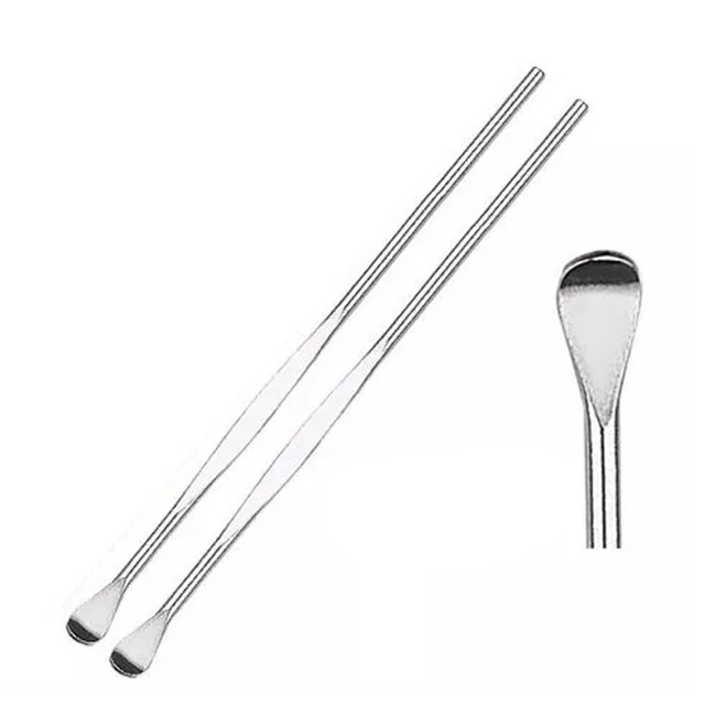 Korek kuping besi lurus pembersih telinga korek kuping murah stainless ear pick