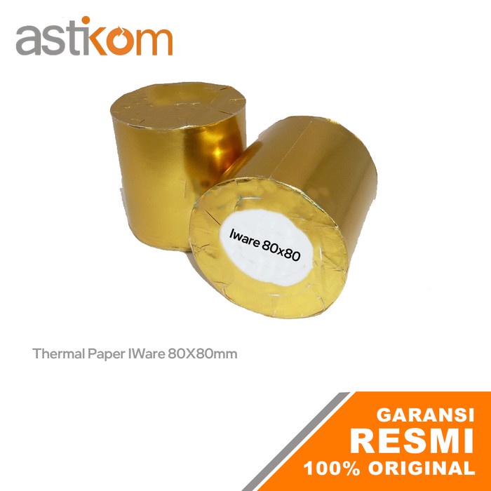Kertas Thermal Printer IWare 80x80mm 1 Roll