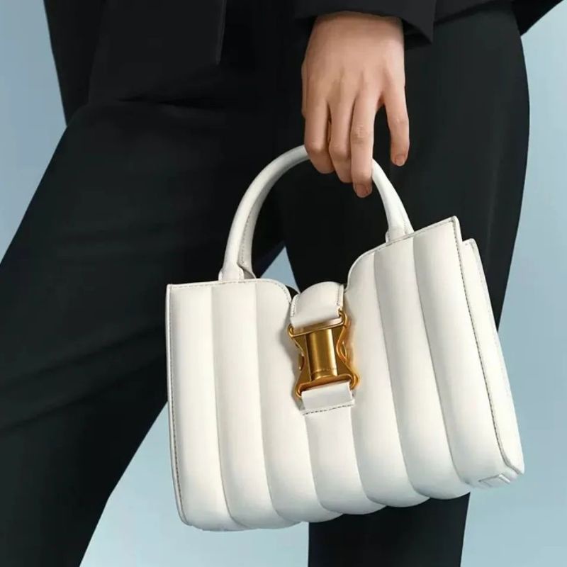 7.7 SALE | CK Ivy Metallic Buckle Tote