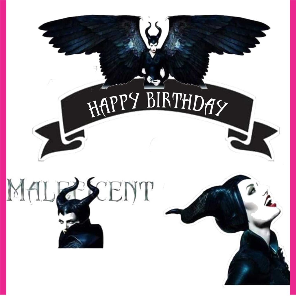 

BIGBAG HIASAN KUE MALEFICENT TOPPER CAKE ULANG TAHUN