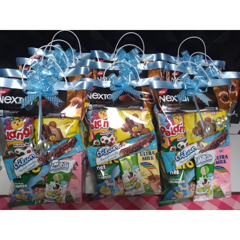 

paket Snack anak /bingkisan ulang tahun praktis