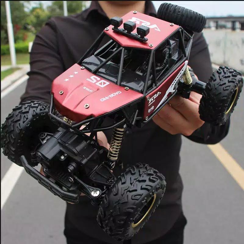 MOBIL REMOTE CONTROL RC BATERE DURASI LAMA 1 JAM OFFROAD METAL ALLOY 4WD ROCK CLIMBER  2.4Ghz MAINAN REMOTE KONTROL