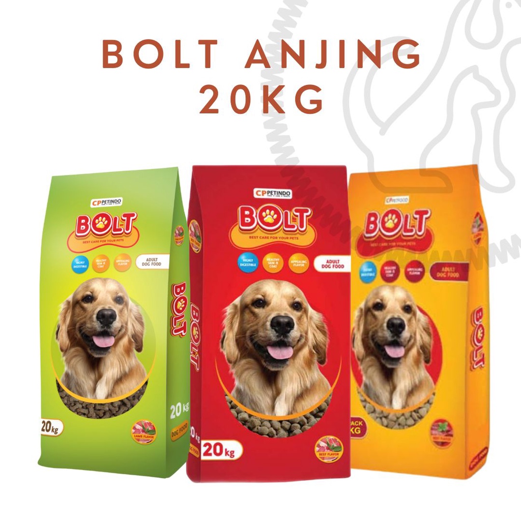 BOLT Anjing 20kg - Dog Food