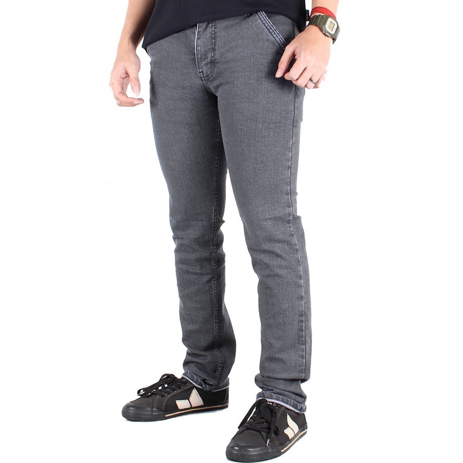 celana panjang pria jeans / jeans pria slim fit / jeans panjang pria / jeans slim fit pria / jeans abu