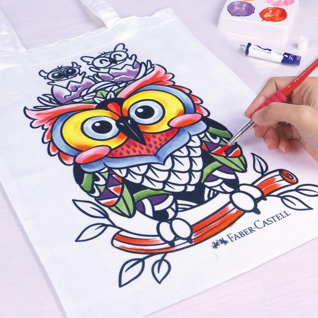 

Faber-Castell Creative Art Series Colour Your Own Totebag