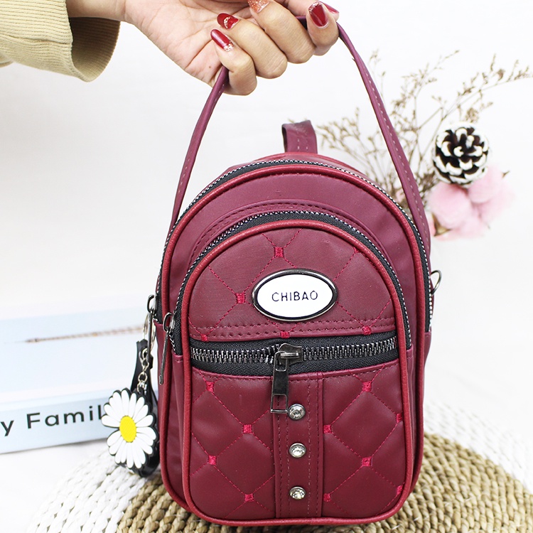 TUAH SLIMBAGS / HARGA GROSIR / SLingbag Chibao 3 in 1 Series High quality IW 32 / Tas Selempang Wanita / Tas Jinjing Wanita/ Ransel mini wanita / Tas wanita Terbaru Kekinian &amp; Terlaris/ Tas Wanita Koreaan Style