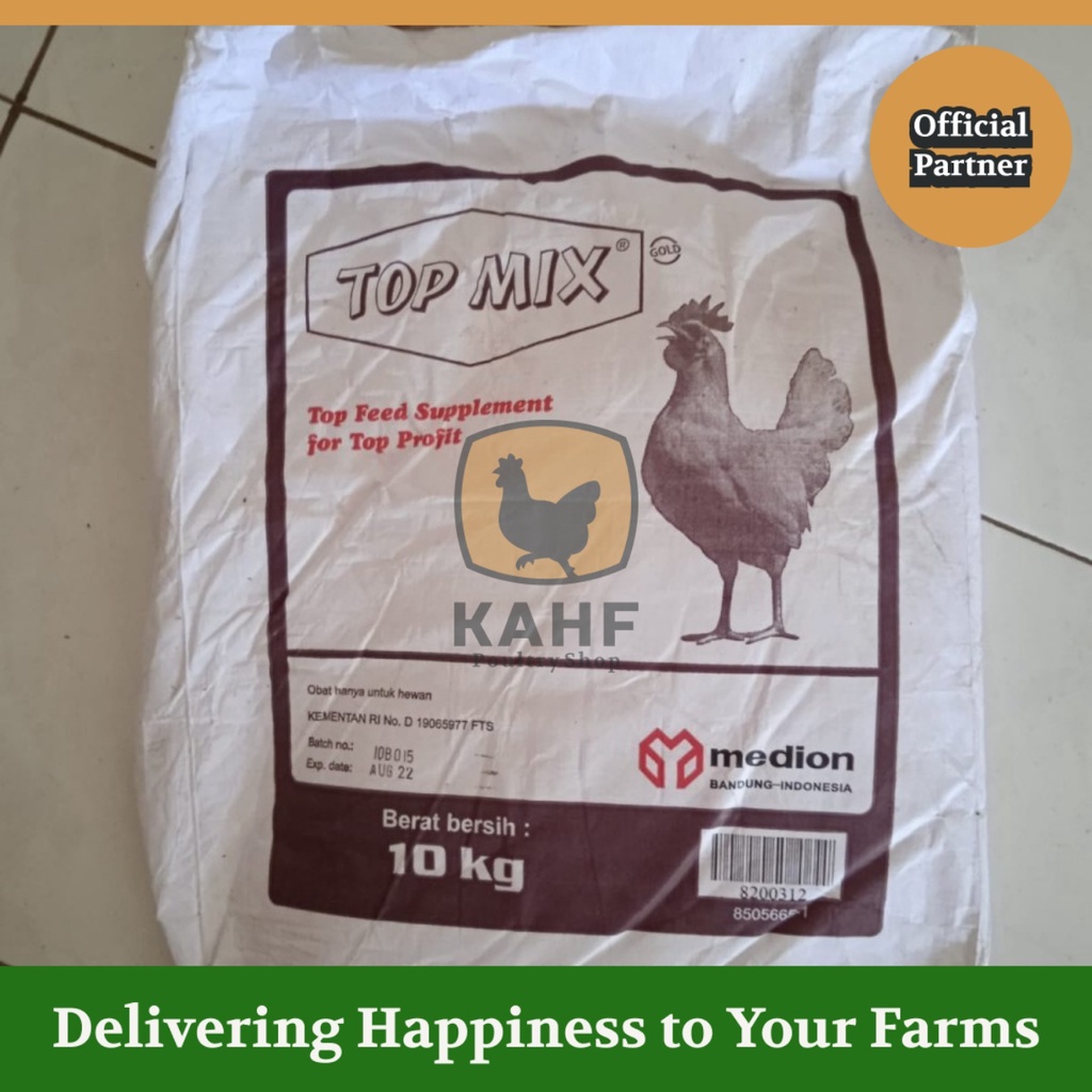 Top Mix 10 kg Suplemen Ayam Petelur