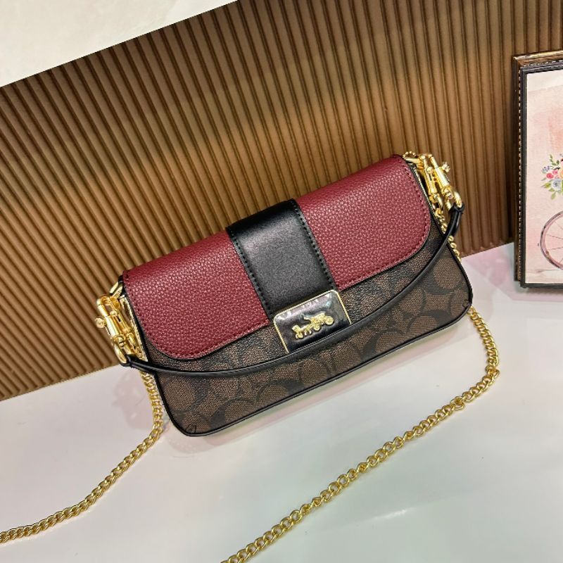 TAS WOMEN TAS SELEMPANG WANITA MINI GRACE CROSSBODY IN SIGNATURE CANVAS CC033 CC058