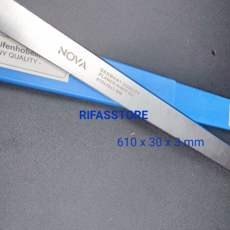 mata planer hss 610 x 30 x 3 mm Nova Jointer  duduk 61Cm