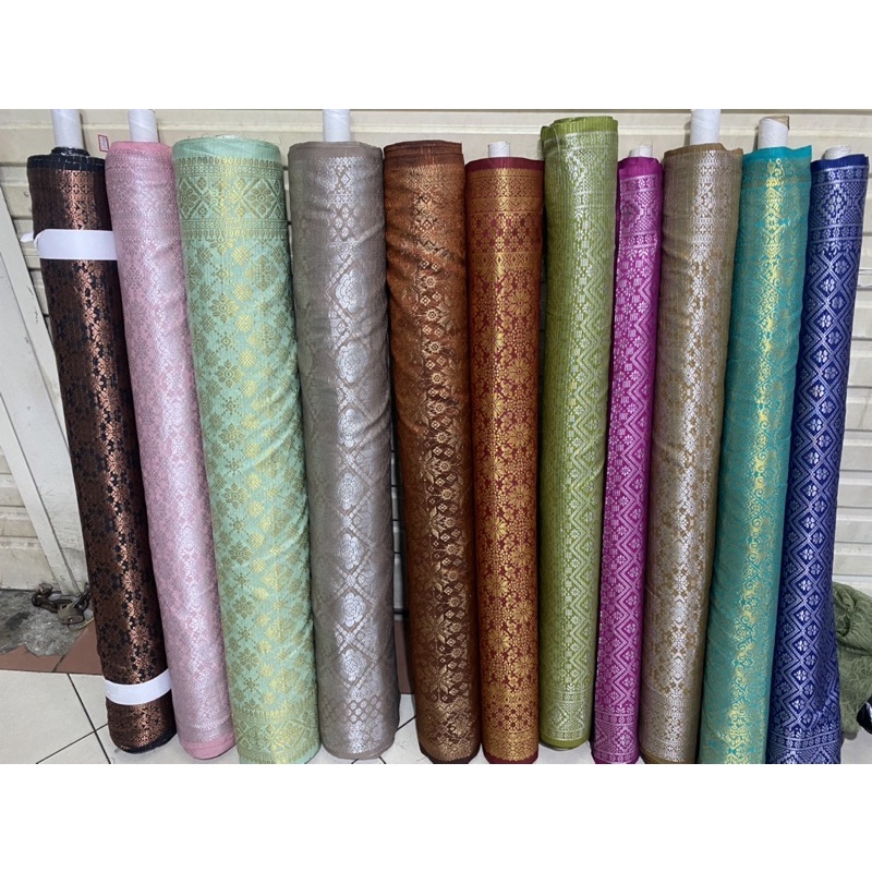 Bahan songket / songket tenun semi palembang