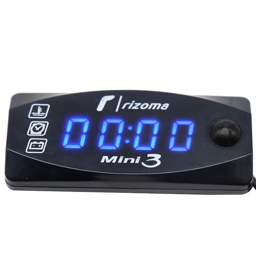 L119 | 3in1 Voltmeter Aki Accu Jam Digital LED Motor Beat Vario Nmax PCX Aerox Vixion Ninja GSX KLX