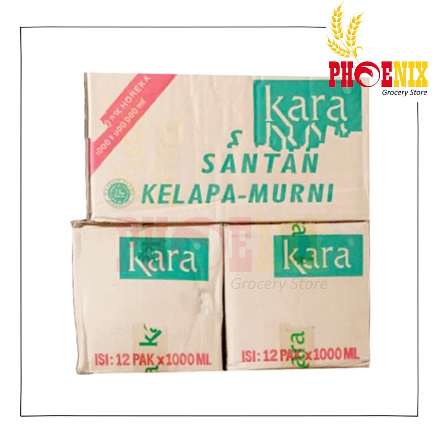 

Kara santan kelapa 1000 ml 1 dus isi 12 kotak