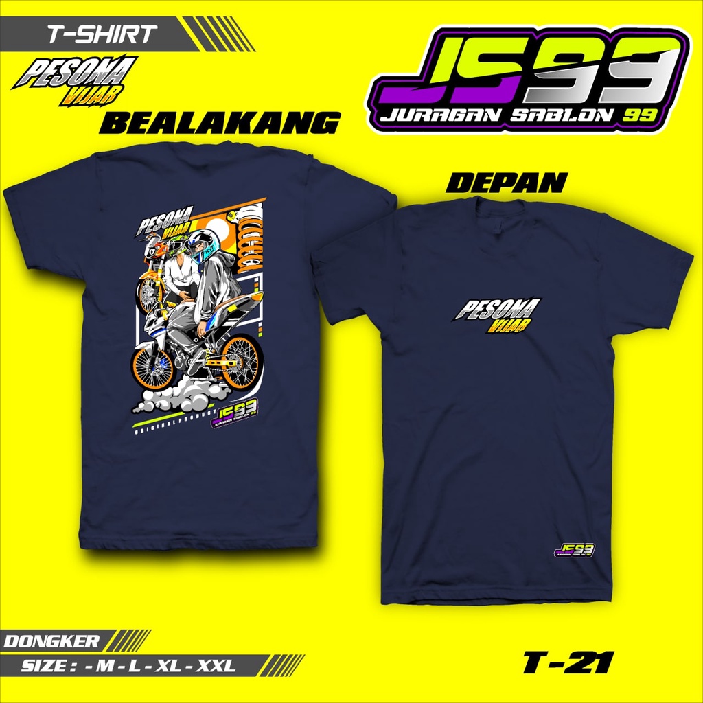 Kaos PESONA VIJAR T-SHIRT /kaos oblong/kaos distro/kaos PESONA VIJAR/ full cotton 30s DESAIN JURAGN 