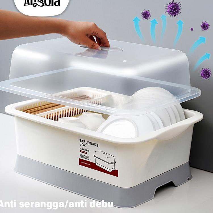 Hot Sale Angola Rak Piring Plastik C58 Rak Pengering Piring/Mangkok/Sendok Rak Dapur