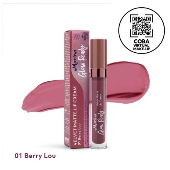 Marina Glow Ready Velvet Matte Lip Cream