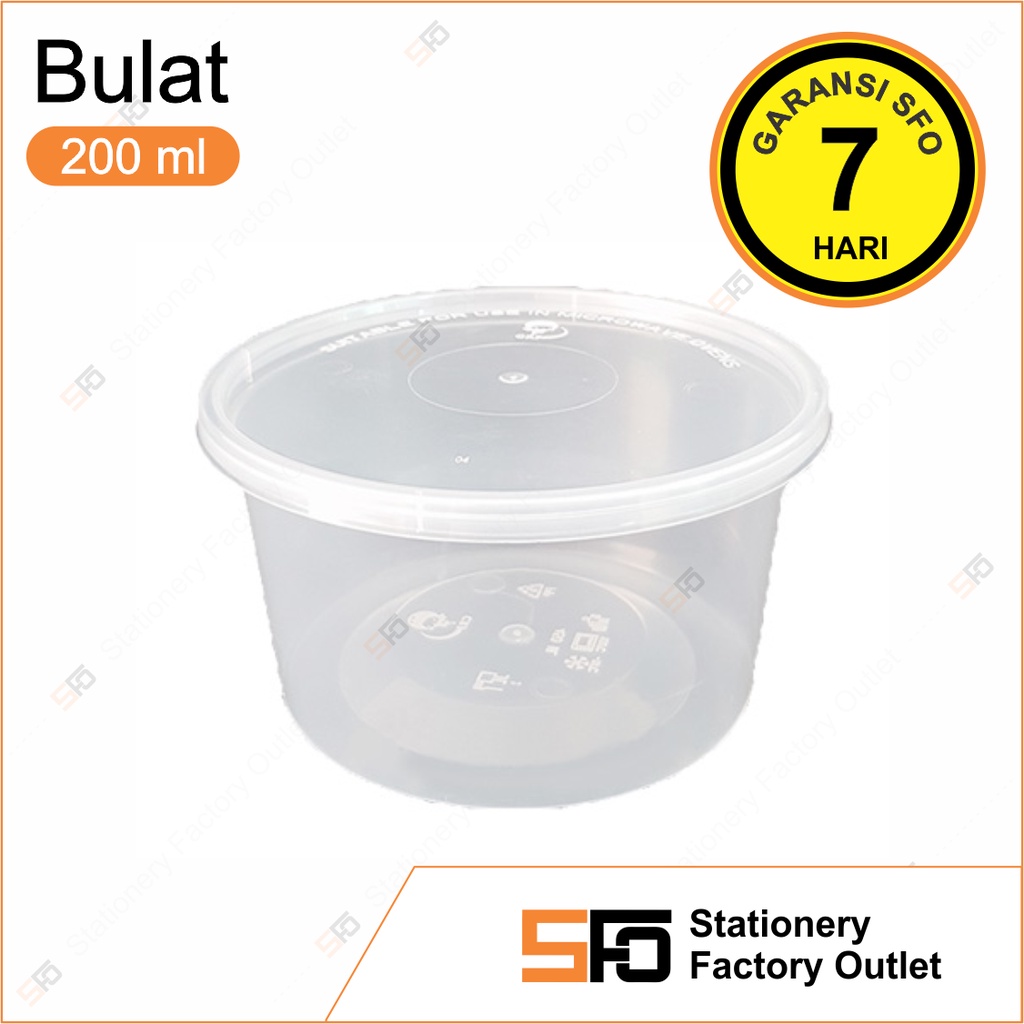 Jual Thinwall Food Container Bulat Ml Isi Pcs Shopee Indonesia