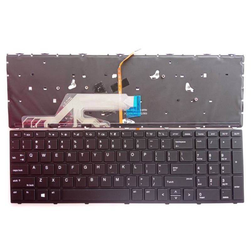 Btsg KEYBOARD As Asli Baru Untuk HP Probook 450g5 455 G5 470 G5 KEYBOARD BACKLIT Dan Silver Frame Pilihan KEYBOARD As