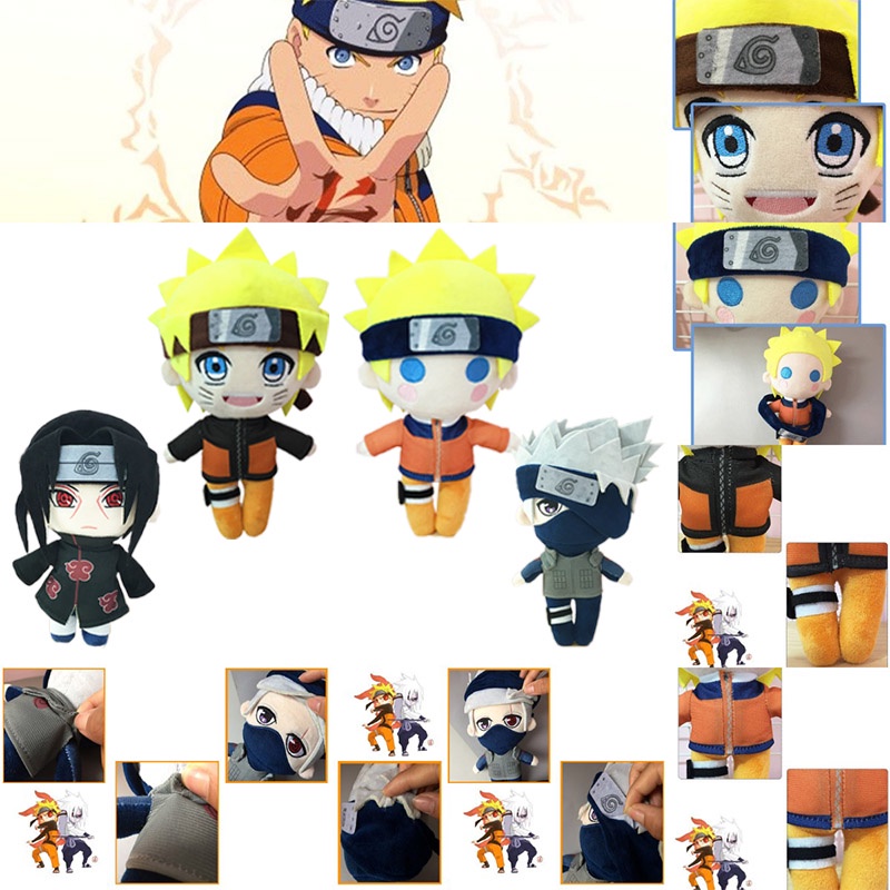 Anime Naruto Mainan Mewah Uzumaki Hatake Kakashi Uchiha Itachi Boneka Boneka Lembut