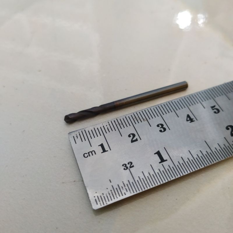 mata bor carbaide 3mm bekas drill carbaide 3mm tembus baja mata bor baja 3mm