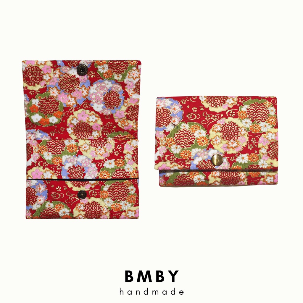 UNIGOOD X BMBY - Tissue Pocket Handmade Japanese Cotton Wallet Dompet Pembalut Dompet Lipat Kain