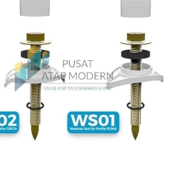 ROOFSEAL ALDERON RS ROMA GRECA ( 5 cm ) WHITE / GREY - GRECA