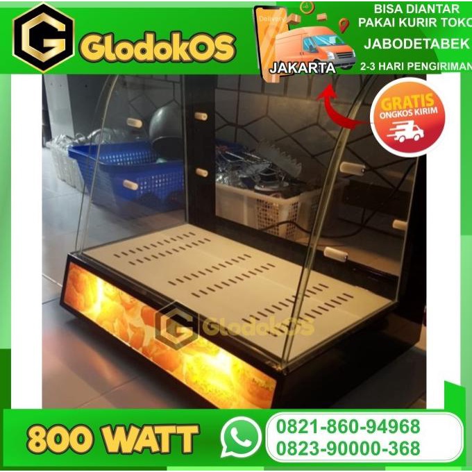 Showcase Warmer Etalase Pemajang Pemanas Makanan Fried Chicken