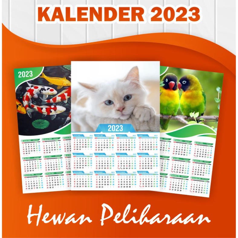 

Kalender 2023 Edisi Hewan Peliharaan / Kalender Dinding 2023 Keren