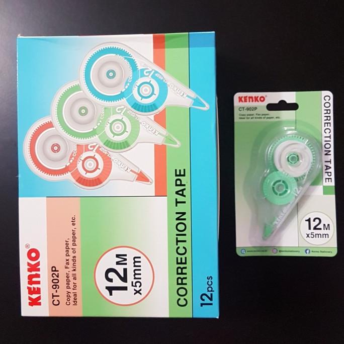 

BAYAR DITEMPAT CORRECTION TAPE CT-902P KENKO 12M X 5MM (PER LUSIN) TIPEX KRTAS /ALAT TULIS AESTHETIC/ALAT TULIS SEKOLAH/ALAT TULIS SET/ALAT TULIS LENGKAP/ALAT TULIS ANAK/ALAT TULIS LUCU