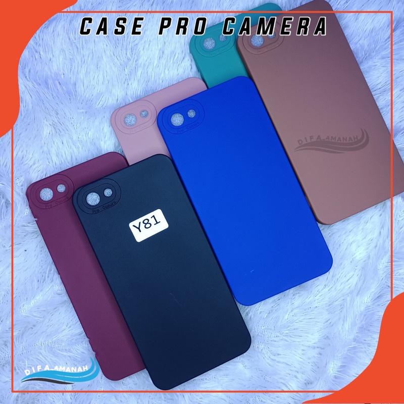 VIVO Y81 Softcase case pro camera macaron bahan tebal di jammin sesui foto master soft case pro camera