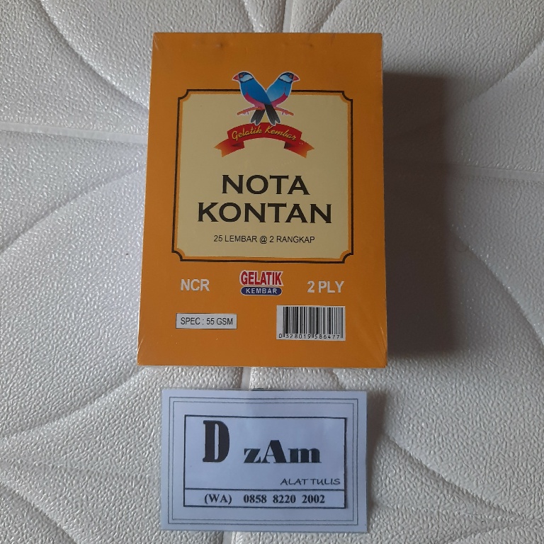 

NOTA KONTAN 2 RANGKAP | ALAT TULIS MURAH | GROSIR ALAT TULIS | BISA COD | ATK | DZAMSTORE