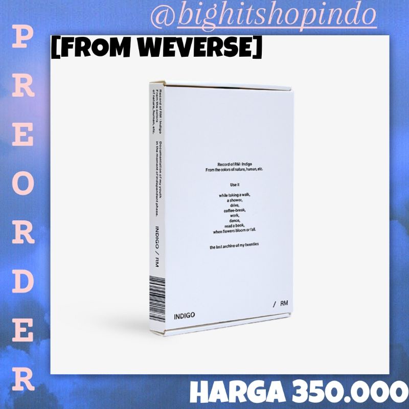 [PO] RM (BTS) SOLO ALBUM - INDIGO // ALBUM RM BTS INDIGO // ALBUM NAMJOON // ALBUM BTS