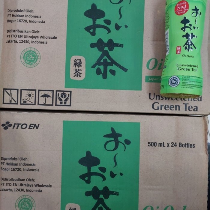 

ITOEN - ITO EN JAPANESE GREEN TEA 500 ML (DUS = 24 BOTOL) (READY)
