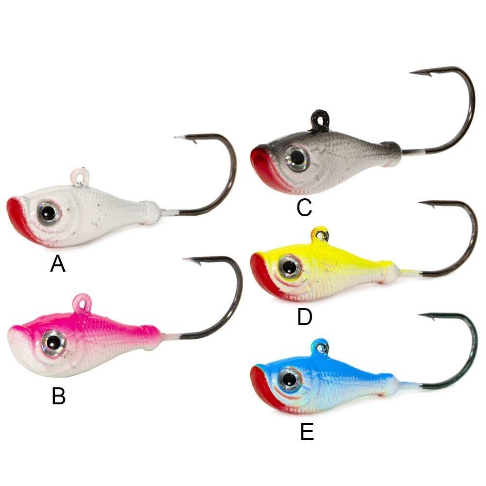 Top VIB Umpan Pancing 28g/60mm Bass Tackle 5warna lead head