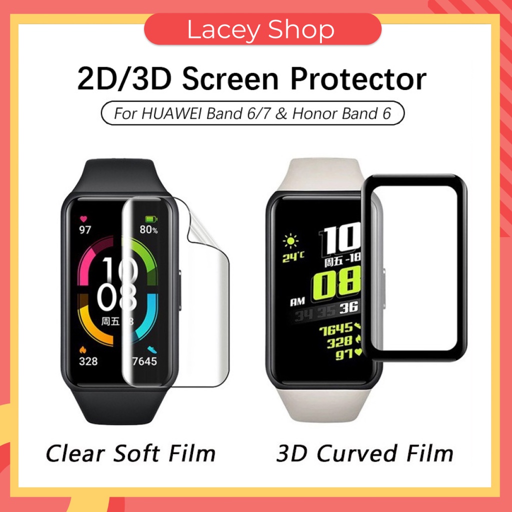 Anti Gores Huawei Band 6 7 3D Screen Protector Huawei Band/ Honor Band 6