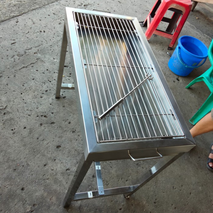 Panggangan Sate Arang Stainless Steel