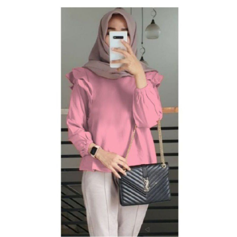 KEMEJA WANITA - BLOUSE LOVELY TOP